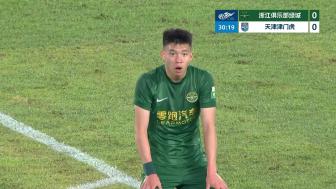 董春雨补时送点哈达斯绝平 浙江1-1津门虎