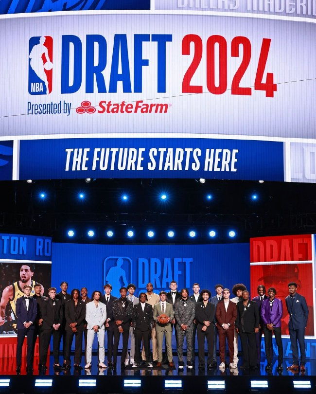 2024选秀夜:里萨谢状元,湖人55顺位摘布朗尼创历史 2024选秀夜:里萨谢状元,湖人55顺位摘布朗尼创历史