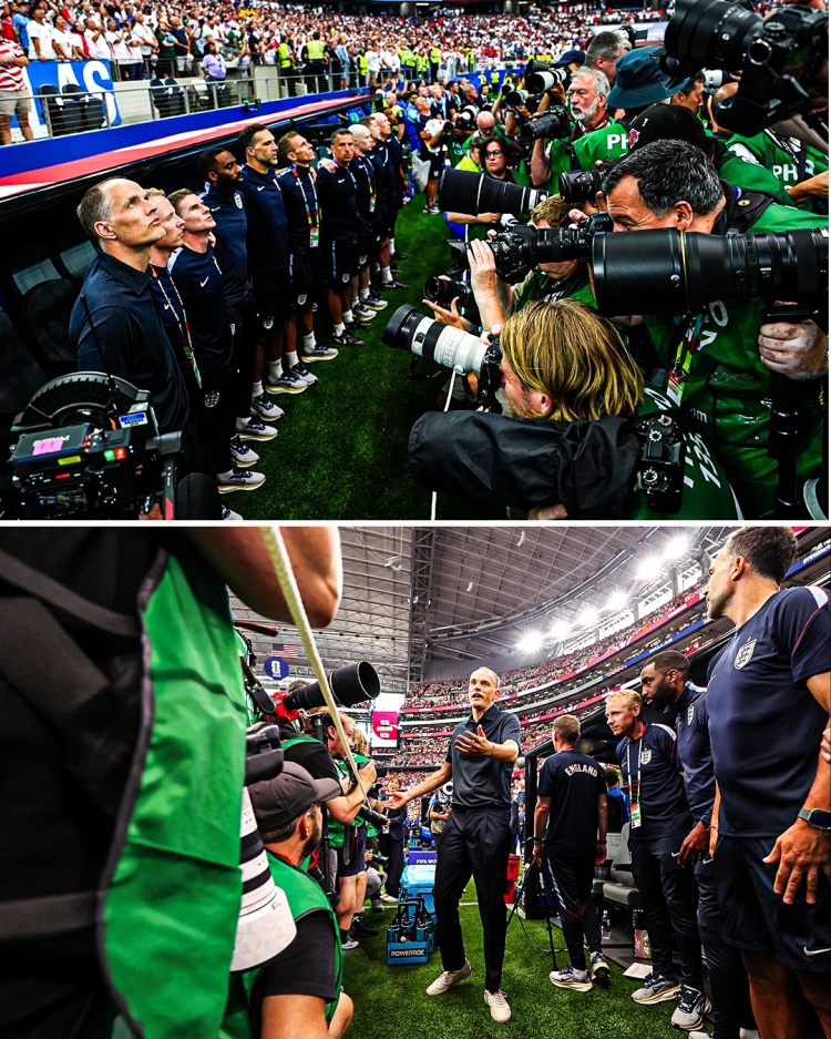 图赫尔怒斥FIFA:国歌仪式被50名摄影师怼脸 完全看不到球员 图赫尔怒斥FIFA:国歌仪式被50名摄影师怼脸 完全看不到球员