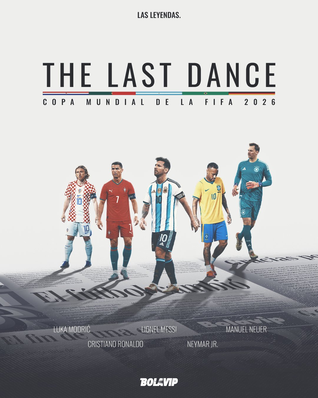 2026世界杯：六大传奇谢幕，梅西错失二冠，C罗创纪录出局