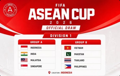 首届FIFA东南亚杯分组落地:印尼马来同组,越南泰国狭路相逢 首届FIFA东南亚杯分组落地:印尼马来同组,越南泰国狭路相逢